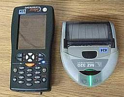 Hand Held Computer and Printer