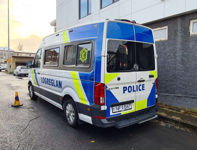 Iceland Police Reykjavik VW Carrier