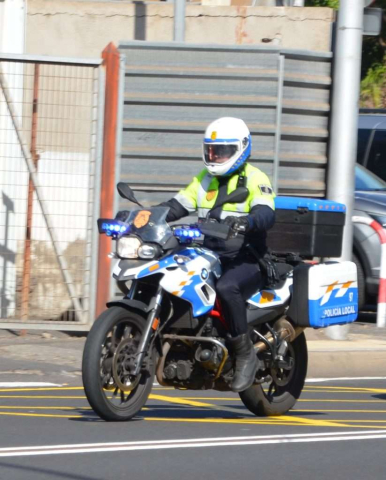 Local Police Tenerife BMW Motorcycle