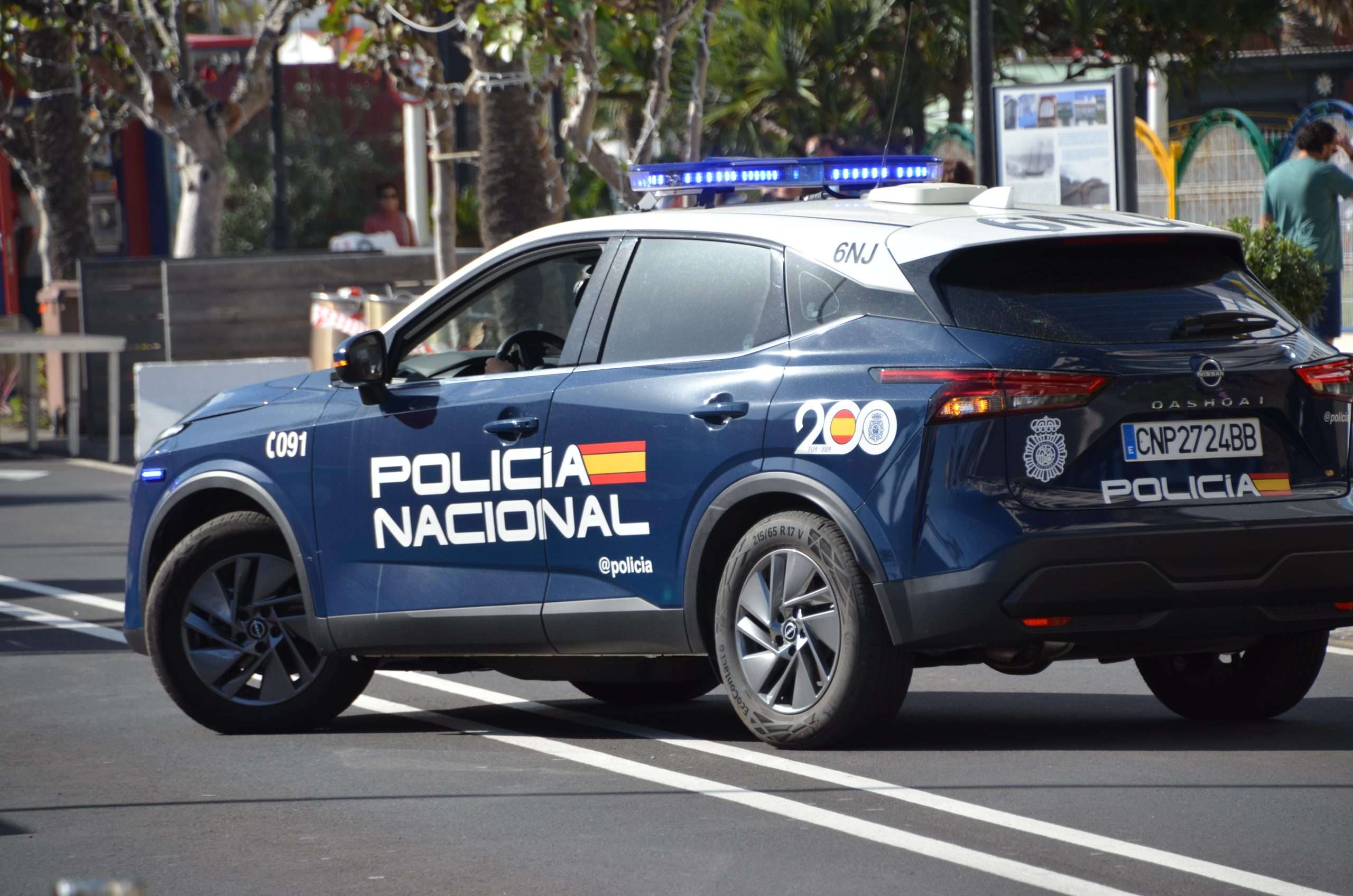 Click to see photos of police in Spain and the Canary Islands