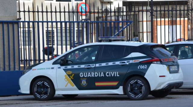 Spanish Civil Guard National Gendarmerie Nissan patrol car