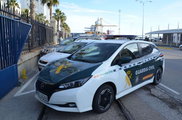 Spanish Civil Guard National Gendarmerie Nissan patrol car