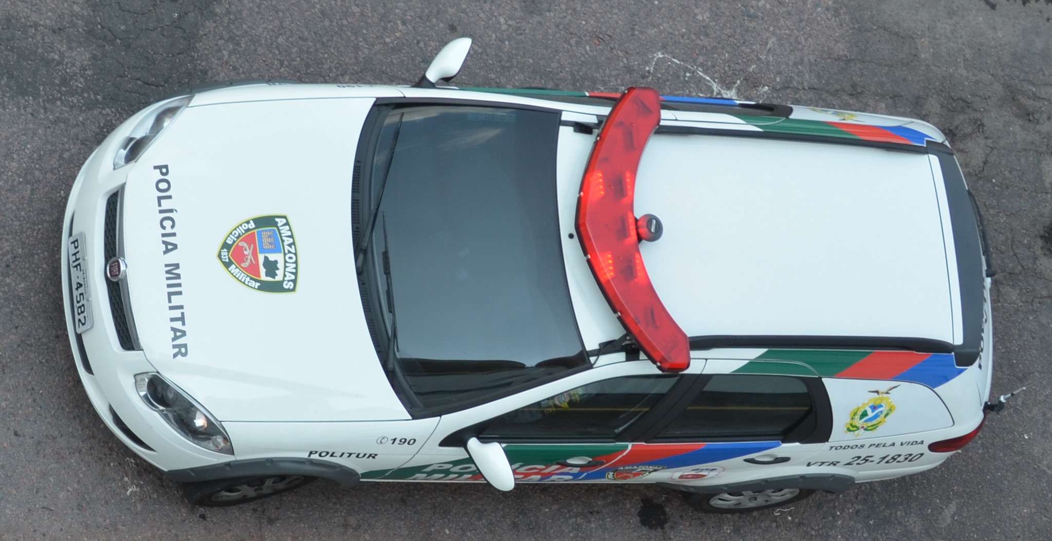 Military Police Manaus Amazon Brazil Fiat patrol car
