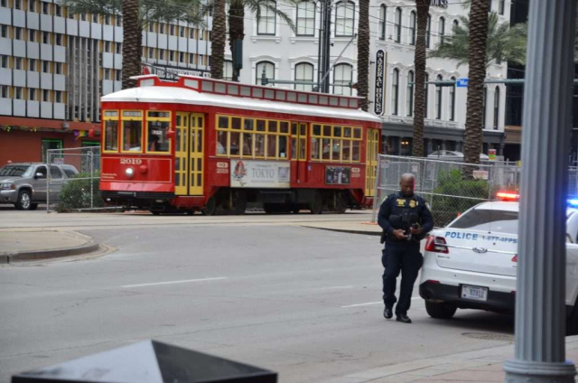 Federal Protective Service Police - Department of Homeland Security (DHS) Ford Patrol Car in New Orleans – Louisiana USA