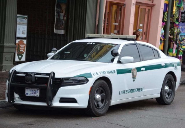 US Park Ranger Dodge Patrol Car in New Orleans – Louisiana USA