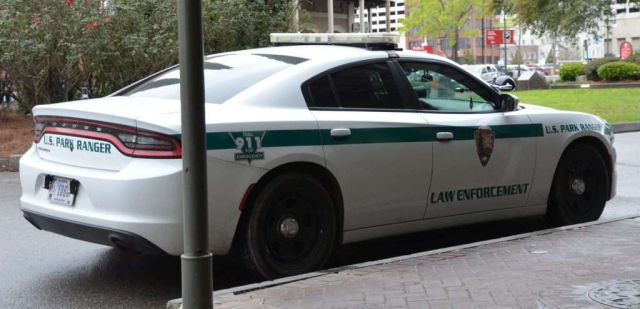 US Park Ranger Dodge Patrol Car in New Orleans – Louisiana USA