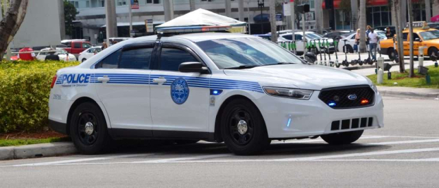 City of Miami Police Department Ford Patrol Car - Florida USA