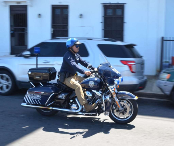 Puerto Rico State Police Harley Davidson motorcycle