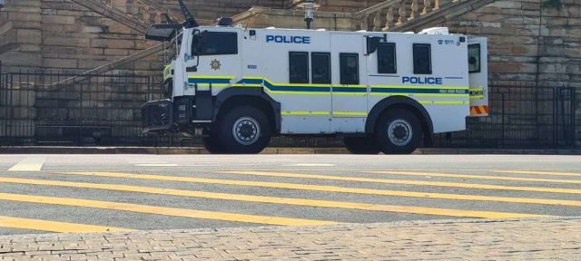 South Africa Police (SAP) Riot Control Vehicle Pretoria