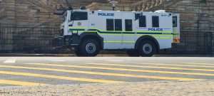 Click to see photos of police in South Africa