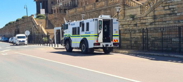 South Africa Police (SAP) Riot Control Vehicle Pretoria