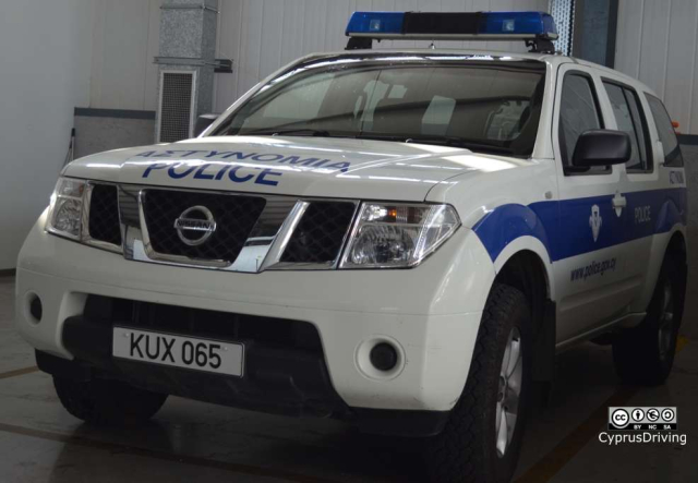 Cyprus Police Nissan Pathfinder 4x4