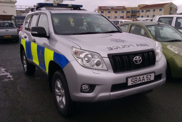 Sovereign Bases Police Cyprus Toyota Land Cruiser